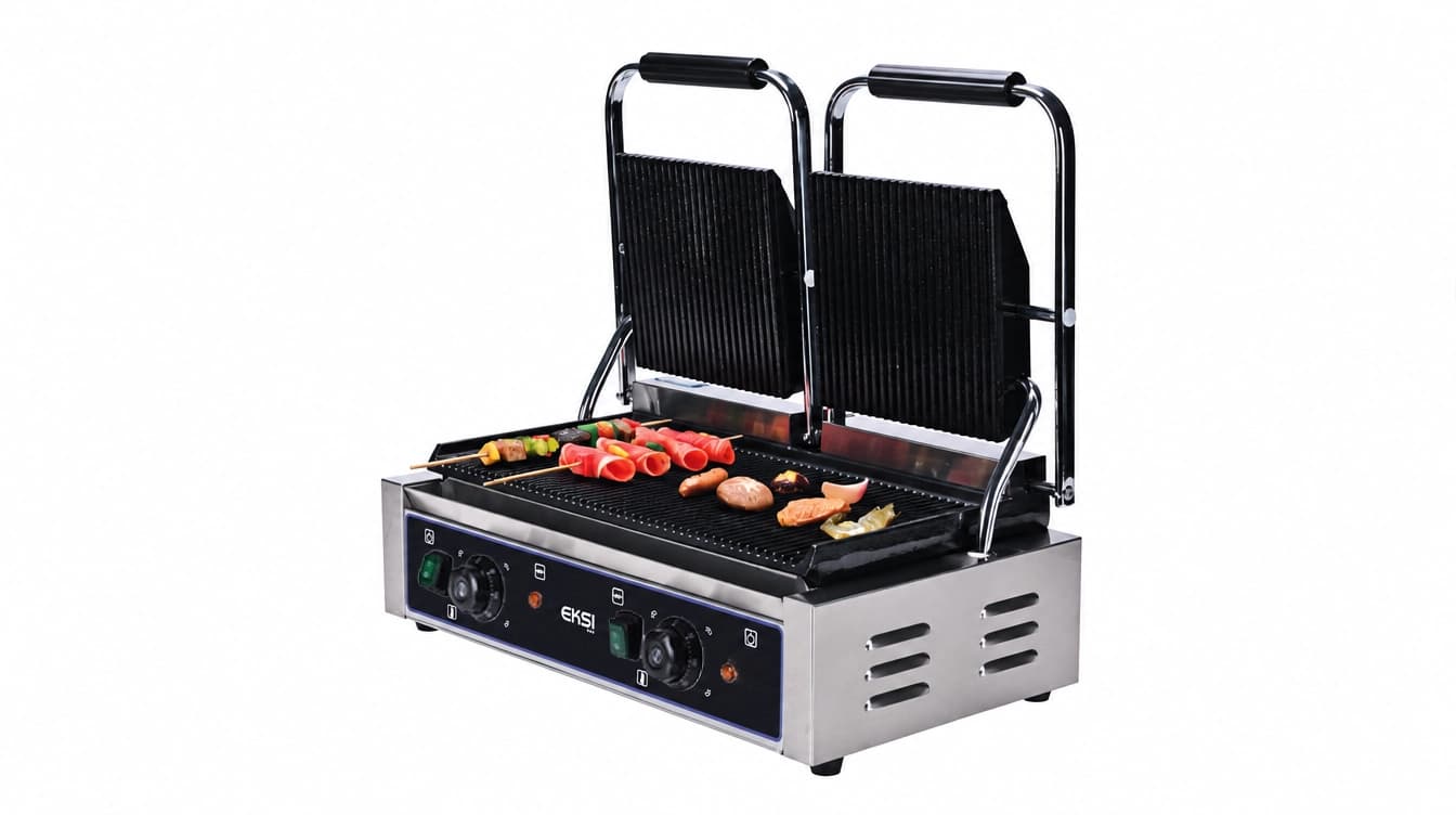 Гриль контактный EKSI HEG-813W