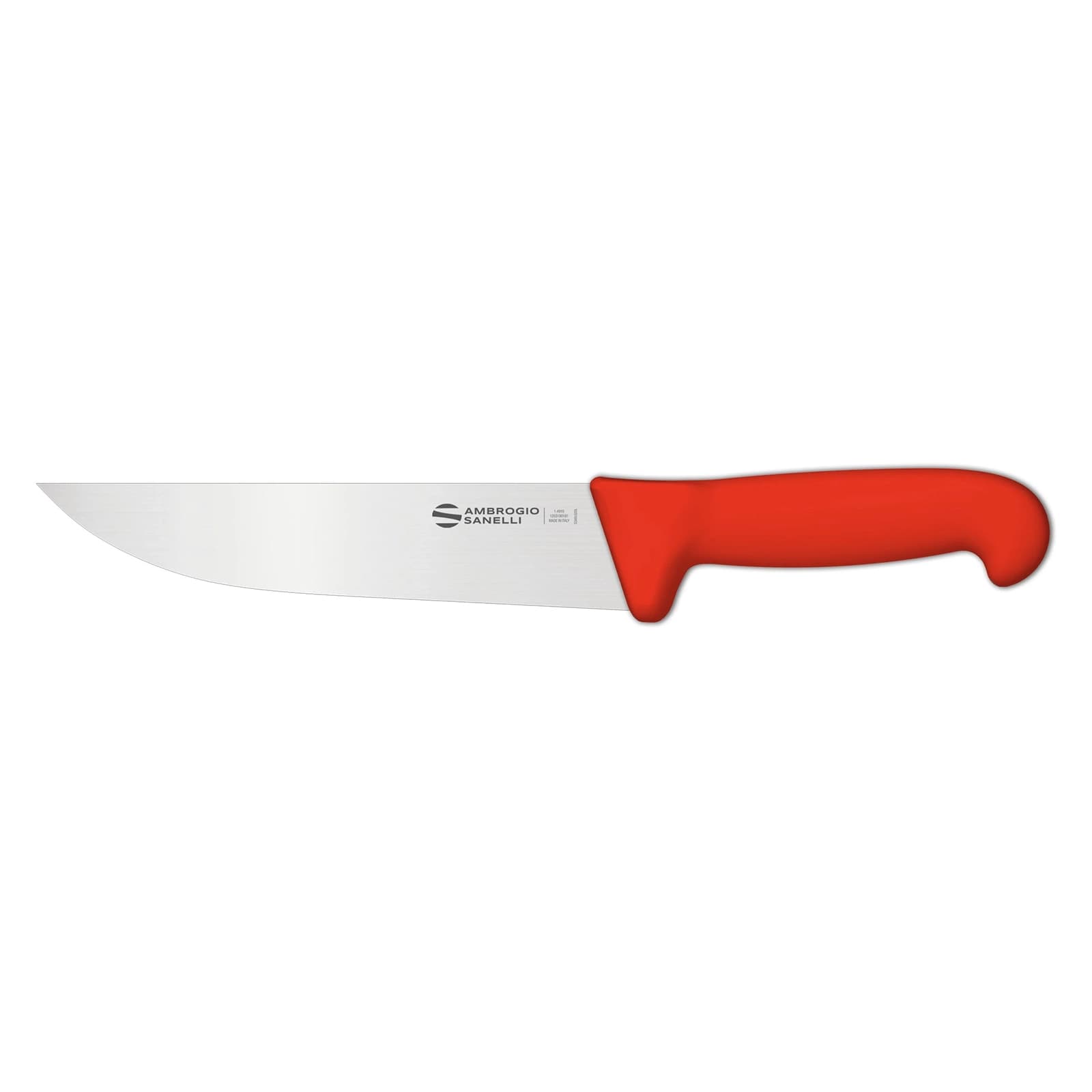 Нож Sanelli Ambrogio серии Supra Colore, SM09020R, для мяса 200 х 40 мм, красный