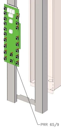 Плата силовая PRR65/9 дисплея для печи ротационной электр. т.м. WLBake, серии ROTOR