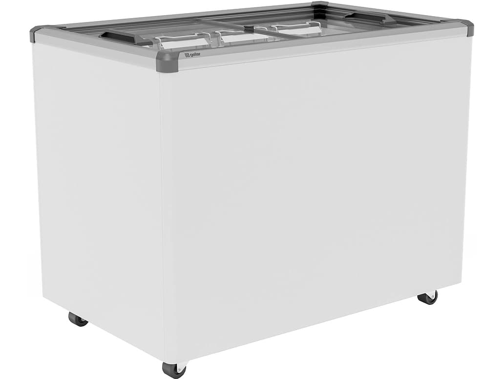 Ларь низкотемпературный Gellar серии CLASSIC, FG 350 C, серый v25