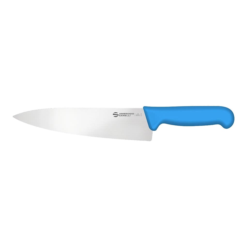 Нож Sanelli Ambrogio серии Supra Colore, SC49024L, кухонный 240 х 56 мм, синий