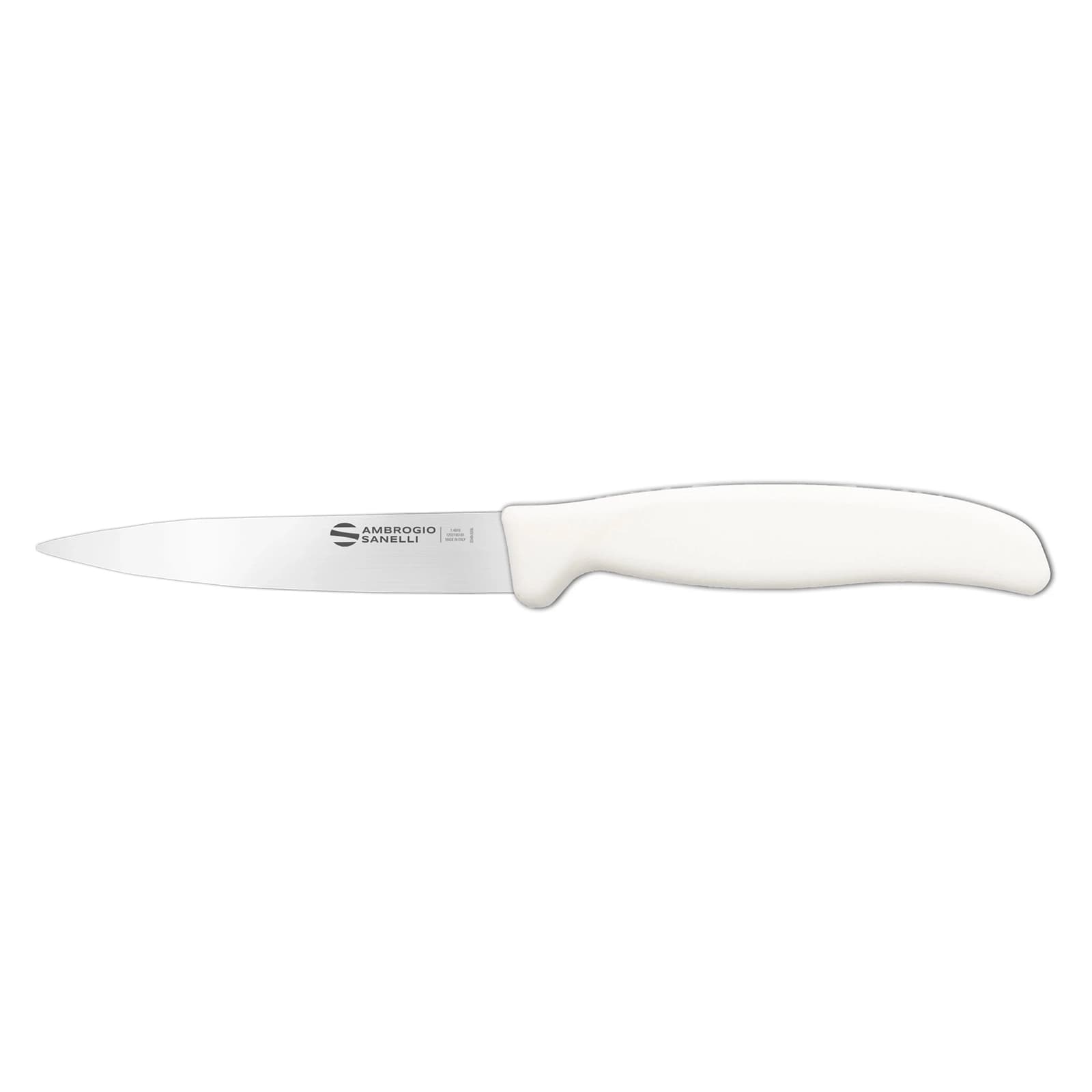 Нож Sanelli Ambrogio серии Supra Colore, ST82011W, для овощей 110 мм, белый