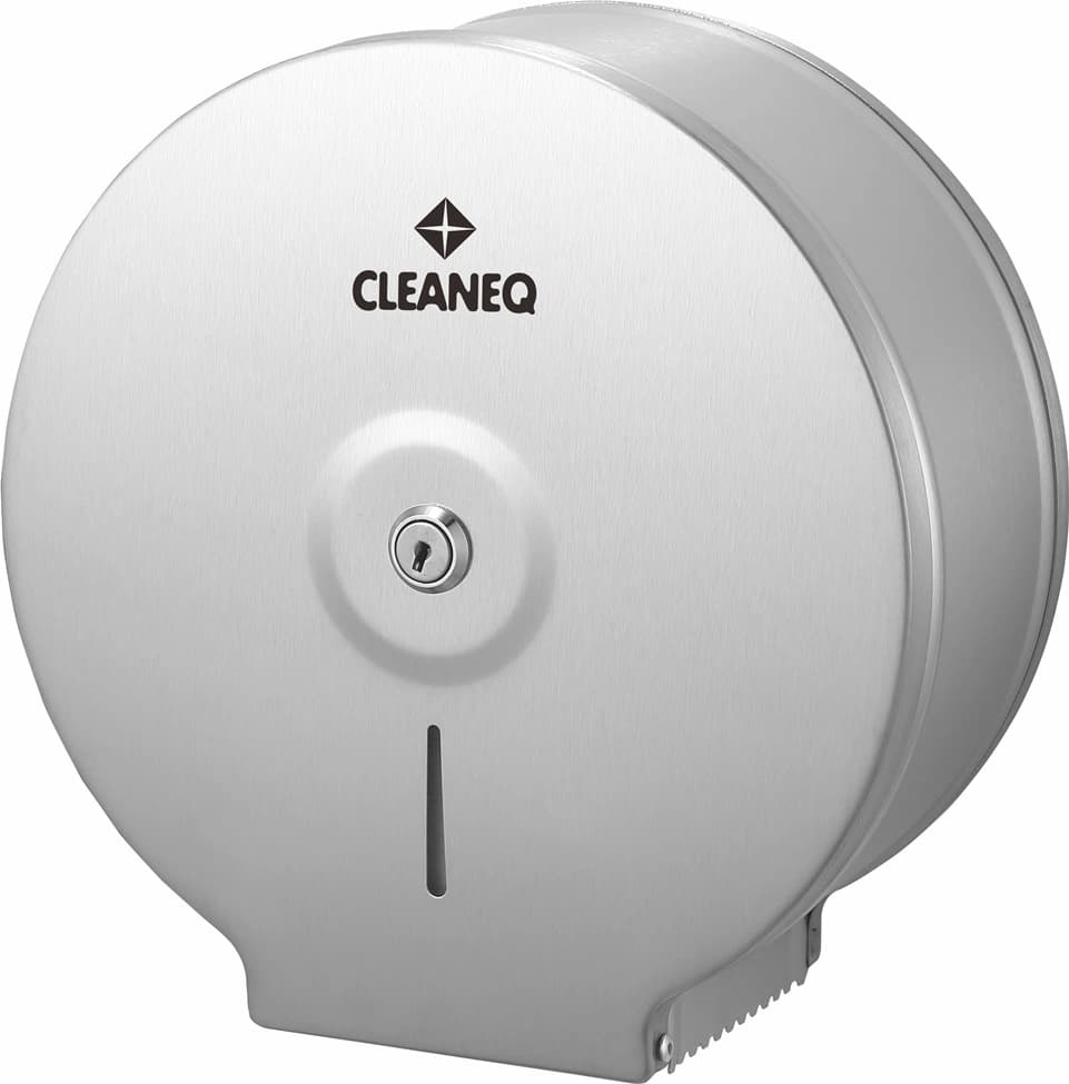 Диспенсер CLEANEQ серии KW-7300, для туалетной бумаги, шлифованная сталь