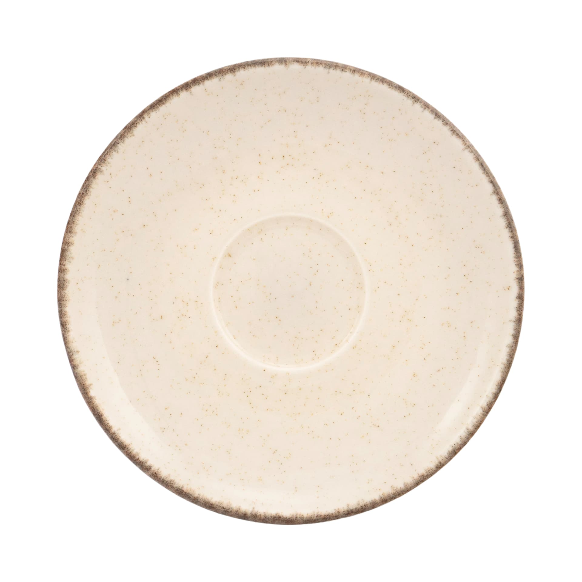 KUTAHYA Color-X LM01KT730P02 Блюдце кофейное (d12см, h1,9см, д/чашки LM01KF730P02) бежевый
