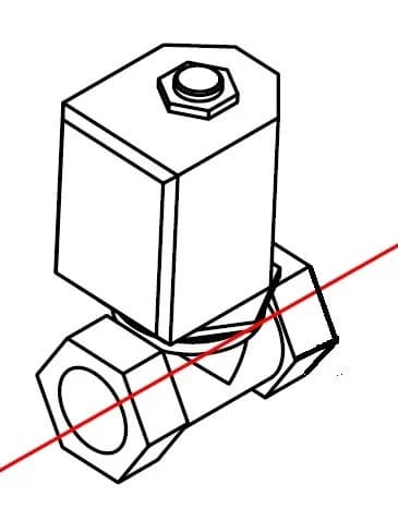 Клапан соленоидный TSY00665 для машин стиральных т.м. TOLON