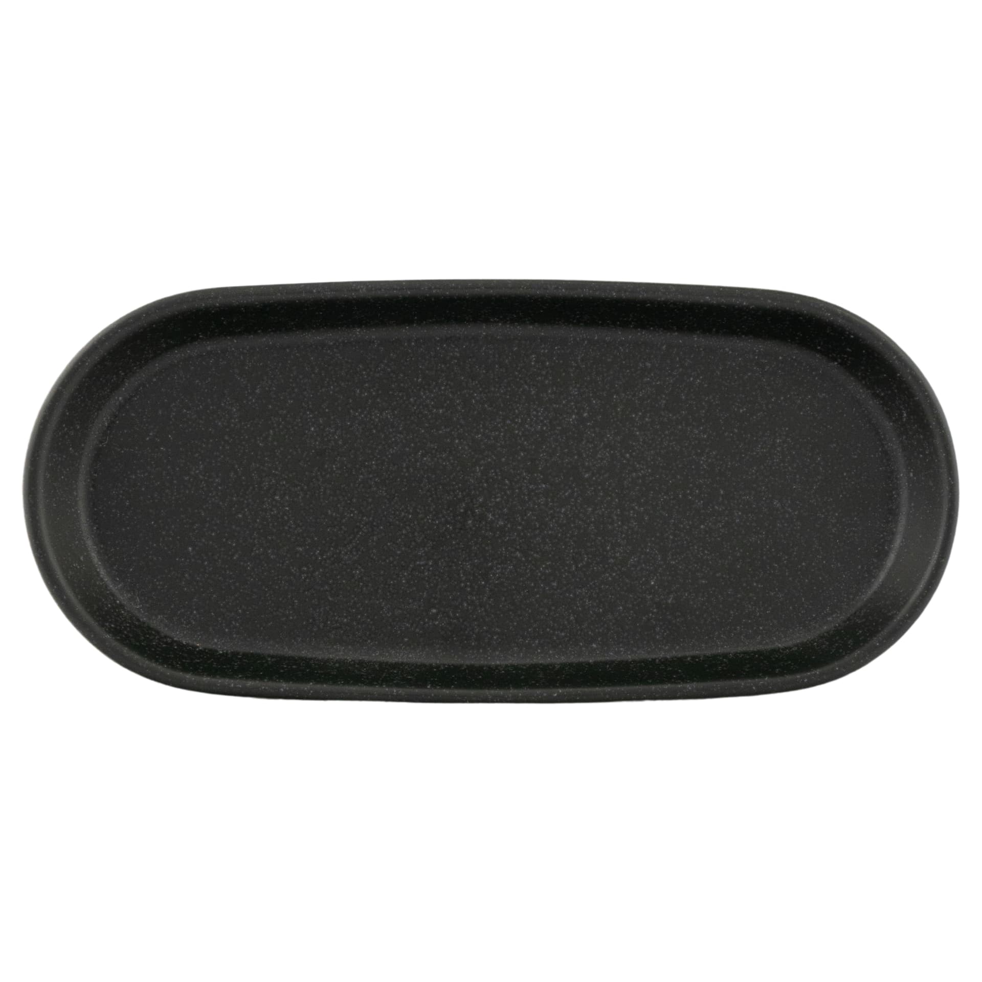Блюдо KUTAHYA серии Lagom NOR14KY34R855A28, плоское овальное, Dark Stone, L14, h2,1см, 75мл