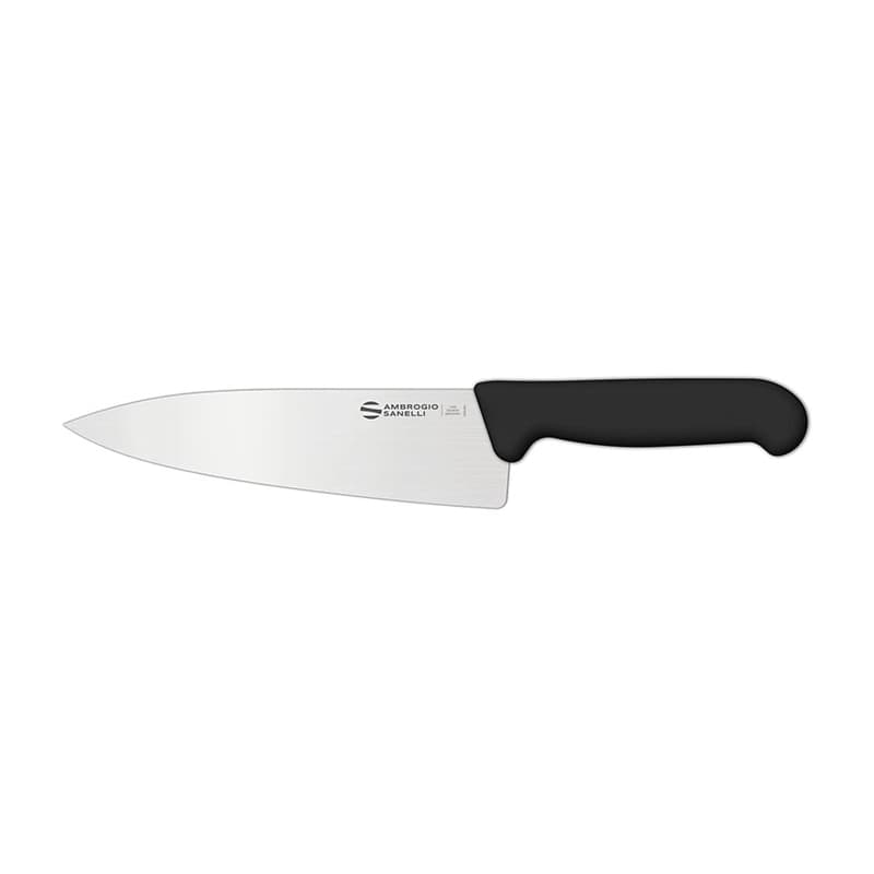 Нож Sanelli Ambrogio серии Supra, SC49016B, кухонный 160 х 44 мм, черный
