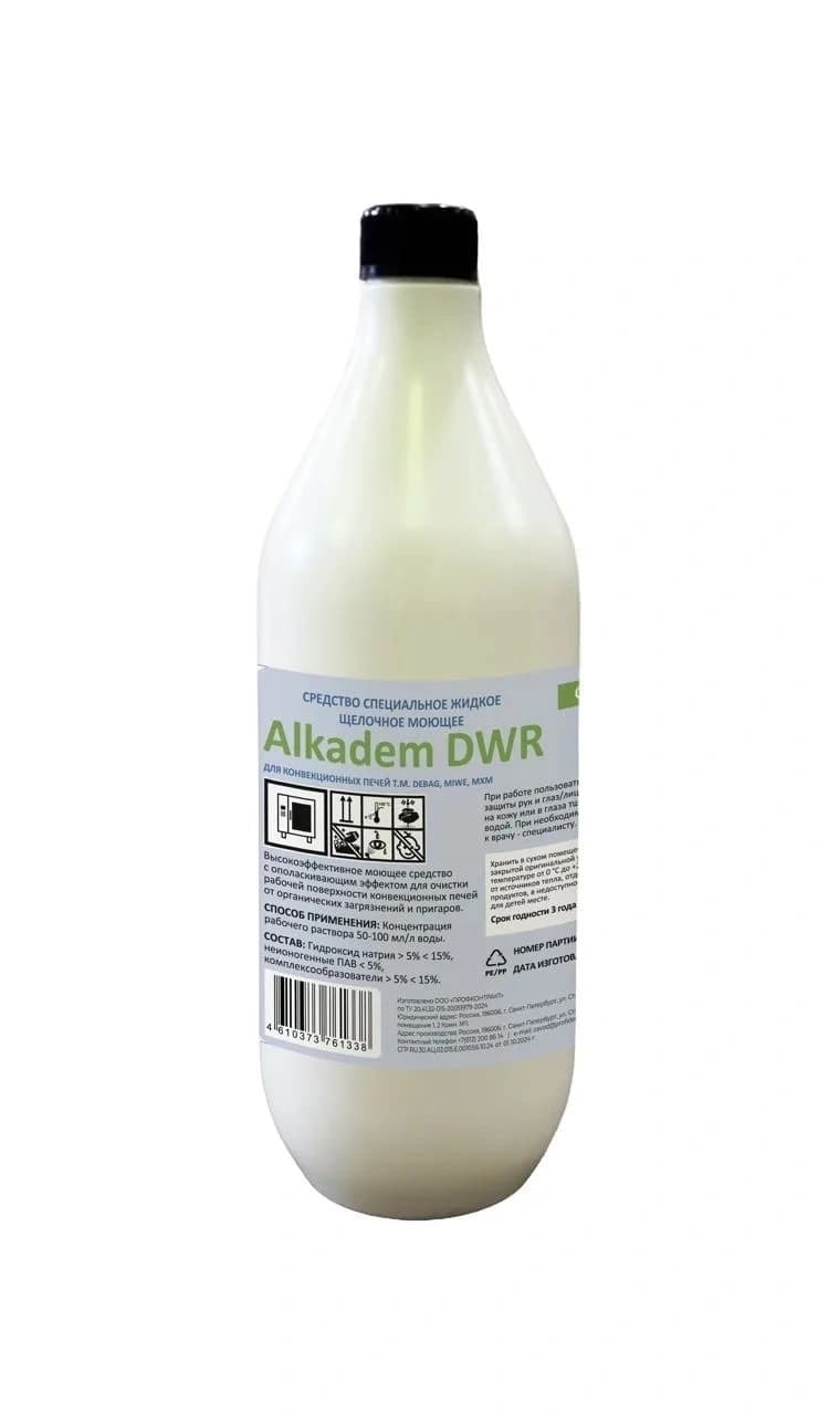 ALKADEM DWR Средство жидкое моющее тм CLEANEQ, для конвекционных печей Debag, Miwe, MXM, флакон с ручкой 1 л