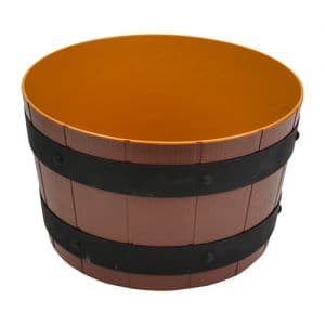 Бочонок D 24.5см h 15см 5.4л для выкладки пластик DALEBROOK BB352