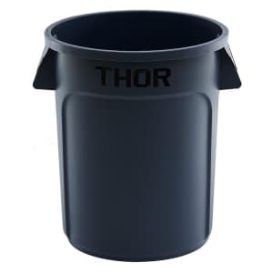 Контейнер THOR D 490мм H 570мм 75л пластик серый TRUST 1012GY