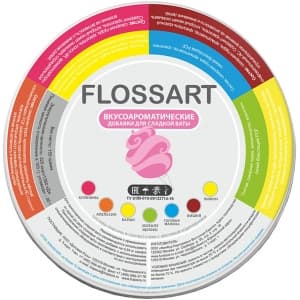 Смесь вкусоароматическая для сахарной ваты, FlossArt вишня-кола, 0.15кг.