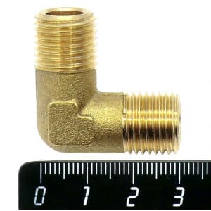Фитинг угловой 1/4 - 1/4 M-M