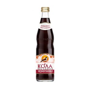 Лимонад газированный Кола без сахара ЧЕРНОГОЛОВКА, стекло 0,5л