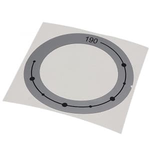 Шкала 190* наклейка на ручку. RoboLabs 30372