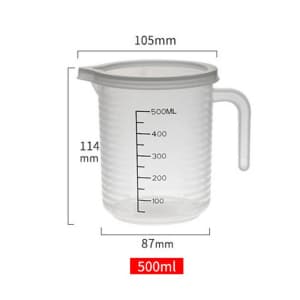 Кувшин мерный 500мл с крышкой Enigma Cookware SJ-L2005