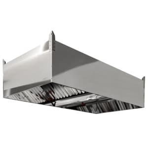 Зонт вытяжной островной Финист ЗВН-04/03(1000х1400х400) CUBE
