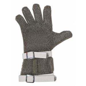 Перчатка кольчужная размер S нейлоновая лента w 2см цвет белый Enigma Cookware Chainmail glove S