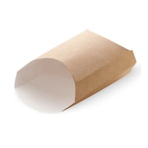 Коробка для картофеля фри 110x54x111мм Крафт бумага