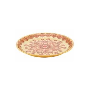 Блюдо для выкладки Mehndi D 35см h 3см с узорами пластик оранжевый DALEBROOK TOR16316MEH