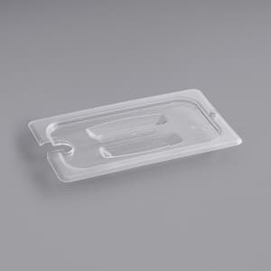 Крышка для гастроемкости GN1/4 с ручкой и вырезом поликарбонат Cambro 40CWCHN-135