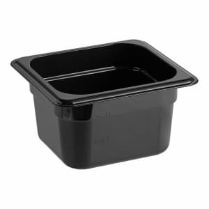 Гастроемкость GN1/6х100 поликарбонат черный Cambro 64CW-110