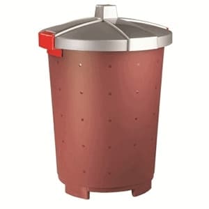 Бак 45л D 420мм H 570мм для пищевых продуктов и отходов с крышкой Restola 432106121