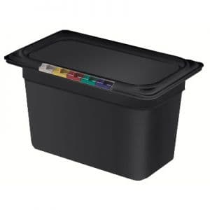Гастроемкость GN1/4х150 полипропилен черный Restola 422101713