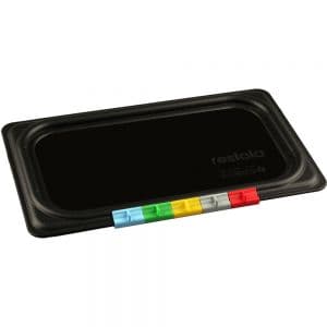 Крышка для гастроемкости GN1/4 полипропилен черный Restola 422101813